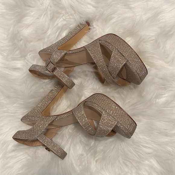 Modatope Platform High Heels Sandals for Women Ankle Strap Heel Sandals - Picture 10 of 12